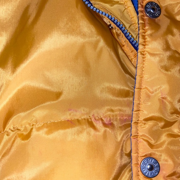 VINTAGE 80’S TIMBERLAND YELLOW PUFFER L / XL - Picture 8 of 9